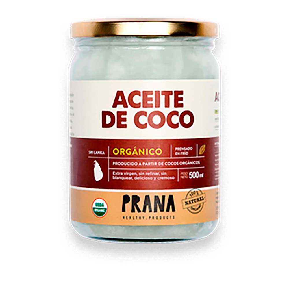 Aceite De Coco Orgánico - Frasco 500 Ml