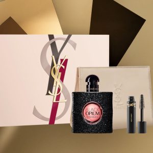 SET BLACK OPIUM EDP 50ML + MINI LASH CLASH + POUCH
