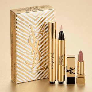 Yves Saint Laurent Set Touche Éclat N°2 + Mini Rouge Pur Couture